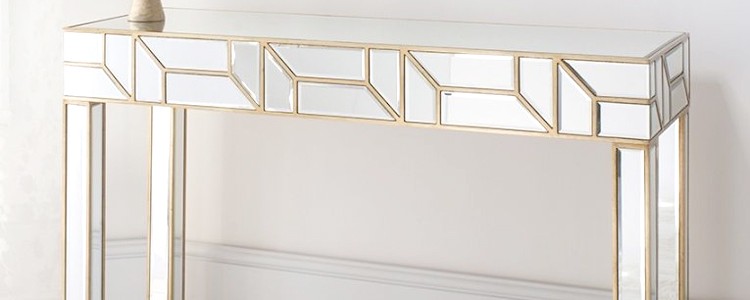 Mirrored Console Tables